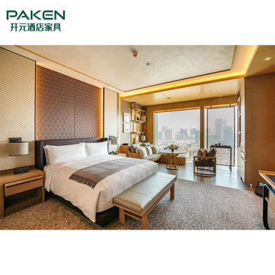 chất lượng  Hotel High Glossy Finish Queen Size Bedroom Suites nhà máy sản xuất