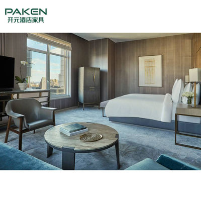 Thiết kế hiện đại theo yêu cầu khách sạn 5 sao Bộ nội thất phòng ngủ bằng gỗ