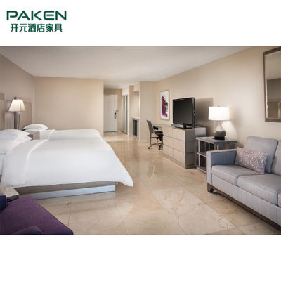 Bộ nội thất phòng ngủ thiết kế đơn giản cho khách sạn &amp; căn hộ &amp; biệt thự