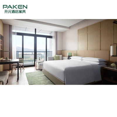 Bộ phòng ngủ bằng gỗ rắn của khách sạn Paken Melamine