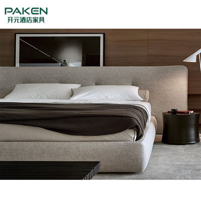 Thiết kế phổ biến Phong cách ngắn gọn Giường ngủ Tùy chỉnh Nội thất Biệt thự Hiện đại Nội thất phòng ngủ
