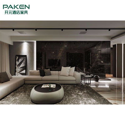 Tùy chỉnh nội thất biệt thự hiện đại Nội thất phòng khách &amp; phong cách ngắn gọn và hiện đại