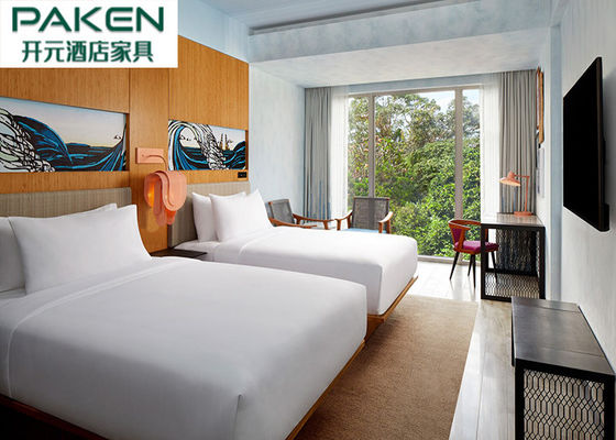 Các nước nhiệt đới Ghế dài được thiết kế riêng / Khách sạn bằng gỗ Veneer Sồi Nội thất khách sạn theo phong cách tự nhiên