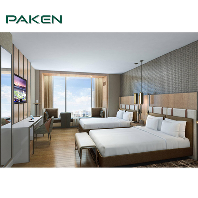 Foshan Custom Made Khách sạn 5 sao hiện đại Phòng dự án Phòng ngủ Suite Bộ đồ nội thất cố định