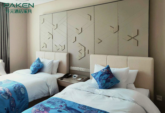 Bảng điều khiển tường bằng gỗ tùy chỉnh cho đồ nội thất cố định của khách sạn